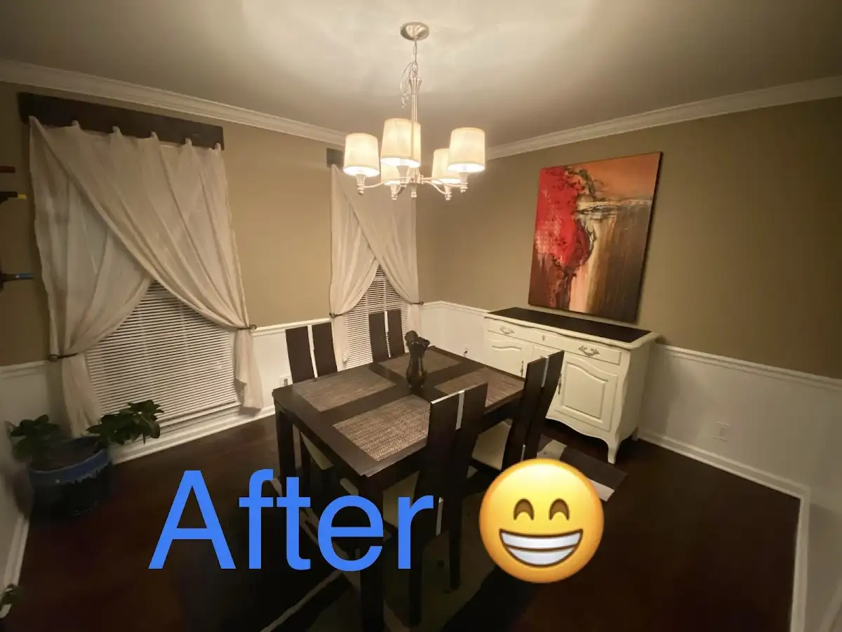 Professional dining room restoration after water damage in Beacon Square
